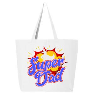 Super Daddy Dad Father Poppa Stepdad Grandfather Grandpa Gift 25L Jumbo Tote