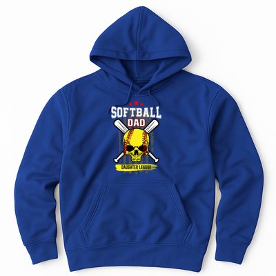 Softball Dad Daughter League Gift Hoodie