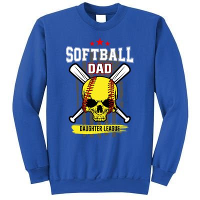 Softball Dad Daughter League Gift Sweatshirt