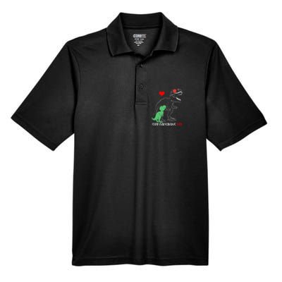 Step Dadsaurus Daddy Rex Autism Awareness Proud Dad Gift Men's Origin Performance Piqué Polo