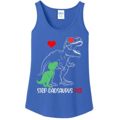 Step Dadsaurus Daddy Rex Autism Awareness Proud Dad Gift Ladies Essential Tank