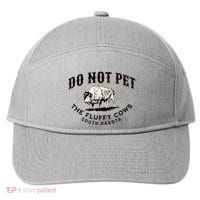 South Dakota Do Not Pet The Fluffy Cows Bison Souvenir 7-Panel Snapback Hat