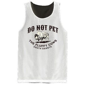 South Dakota Do Not Pet The Fluffy Cows Bison Souvenir Mesh Reversible Basketball Jersey Tank