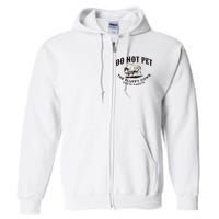 South Dakota Do Not Pet The Fluffy Cows Bison Souvenir Full Zip Hoodie