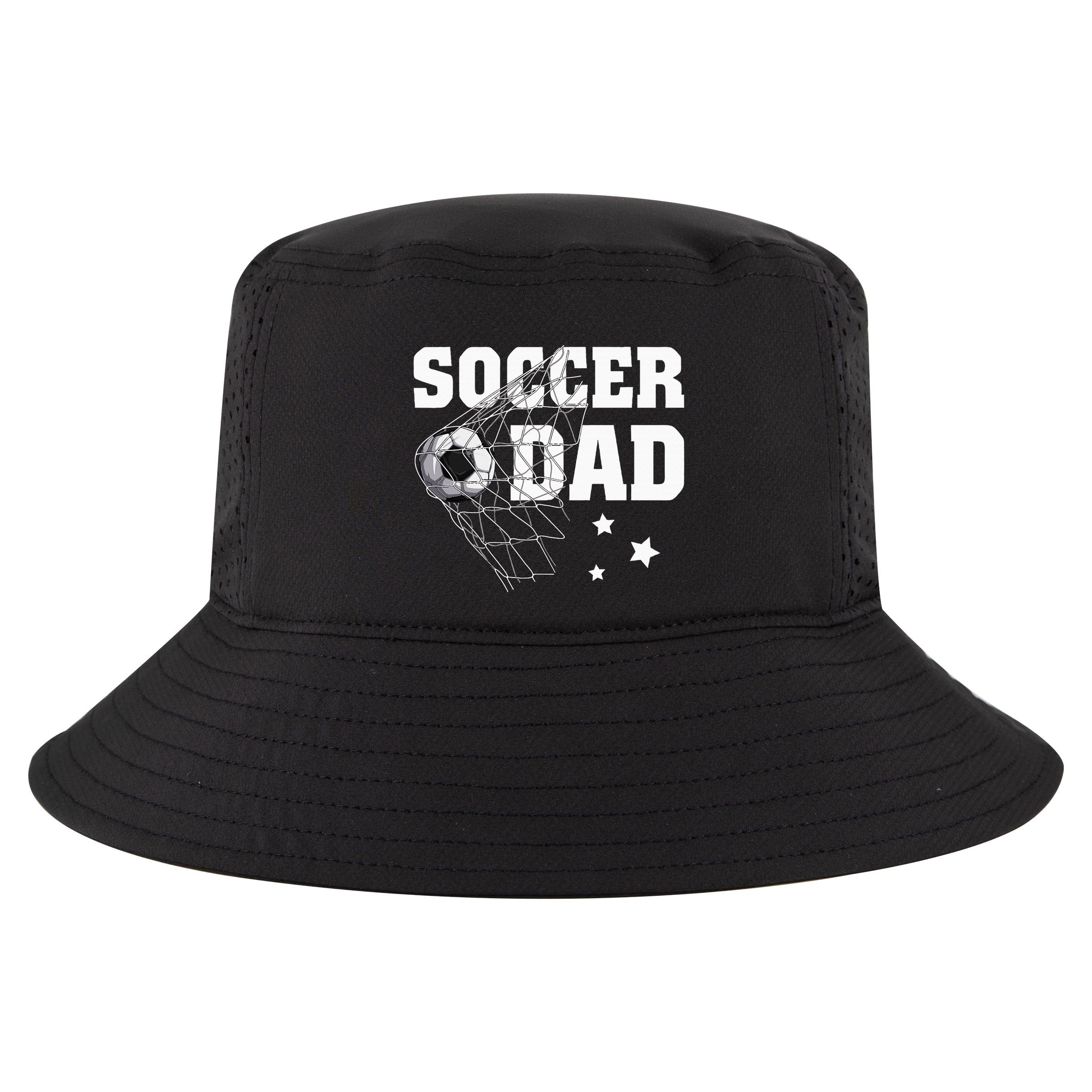 Soccer Dad Daddy Soccer Sport Lover Fan Fathers Day Cool Comfort Performance Bucket Hat