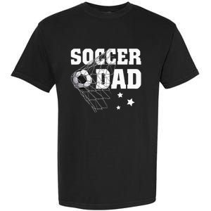 Soccer Dad Daddy Soccer Sport Lover Fan Fathers Day Garment-Dyed Heavyweight T-Shirt