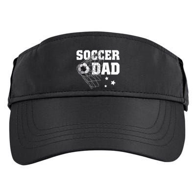 Soccer Dad Daddy Soccer Sport Lover Fan Fathers Day Adult Drive Performance Visor