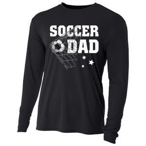 Soccer Dad Daddy Soccer Sport Lover Fan Fathers Day Cooling Performance Long Sleeve Crew