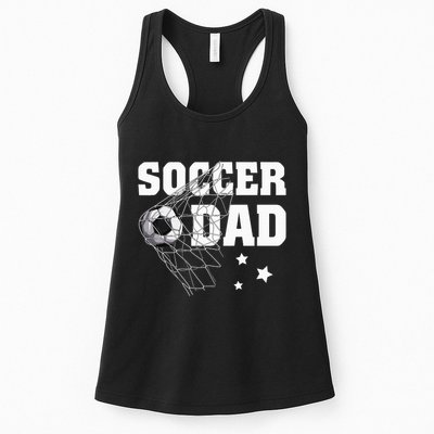 Soccer Dad Daddy Soccer Sport Lover Fan Fathers Day Womens Tank Top
