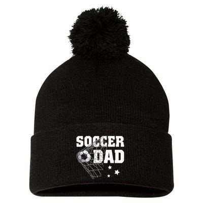 Soccer Dad Daddy Soccer Sport Lover Fan Fathers Day Pom Pom 12in Knit Beanie