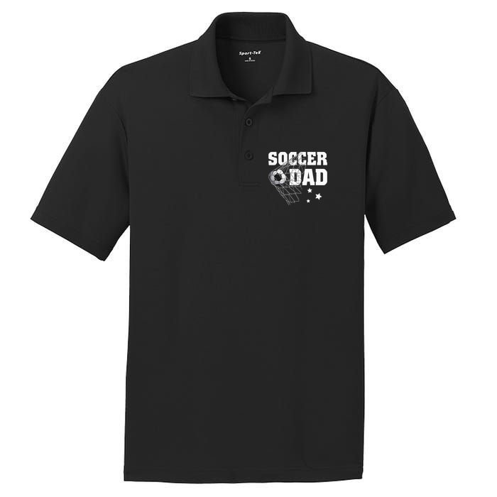 Soccer Dad Daddy Soccer Sport Lover Fan Fathers Day PosiCharge RacerMesh Polo