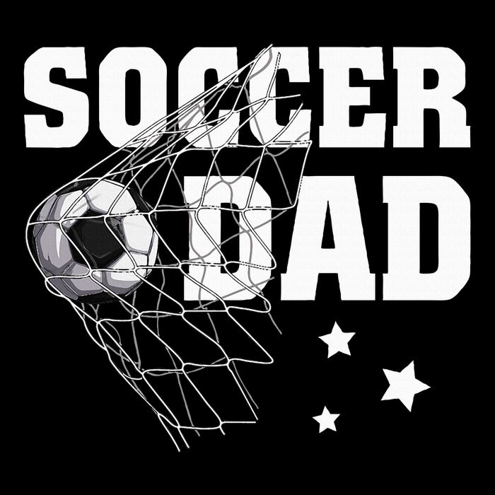 Soccer Dad Daddy Soccer Sport Lover Fan Fathers Day Women's V-Neck T-Shirt