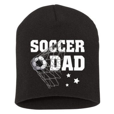 Soccer Dad Daddy Soccer Sport Lover Fan Fathers Day Short Acrylic Beanie