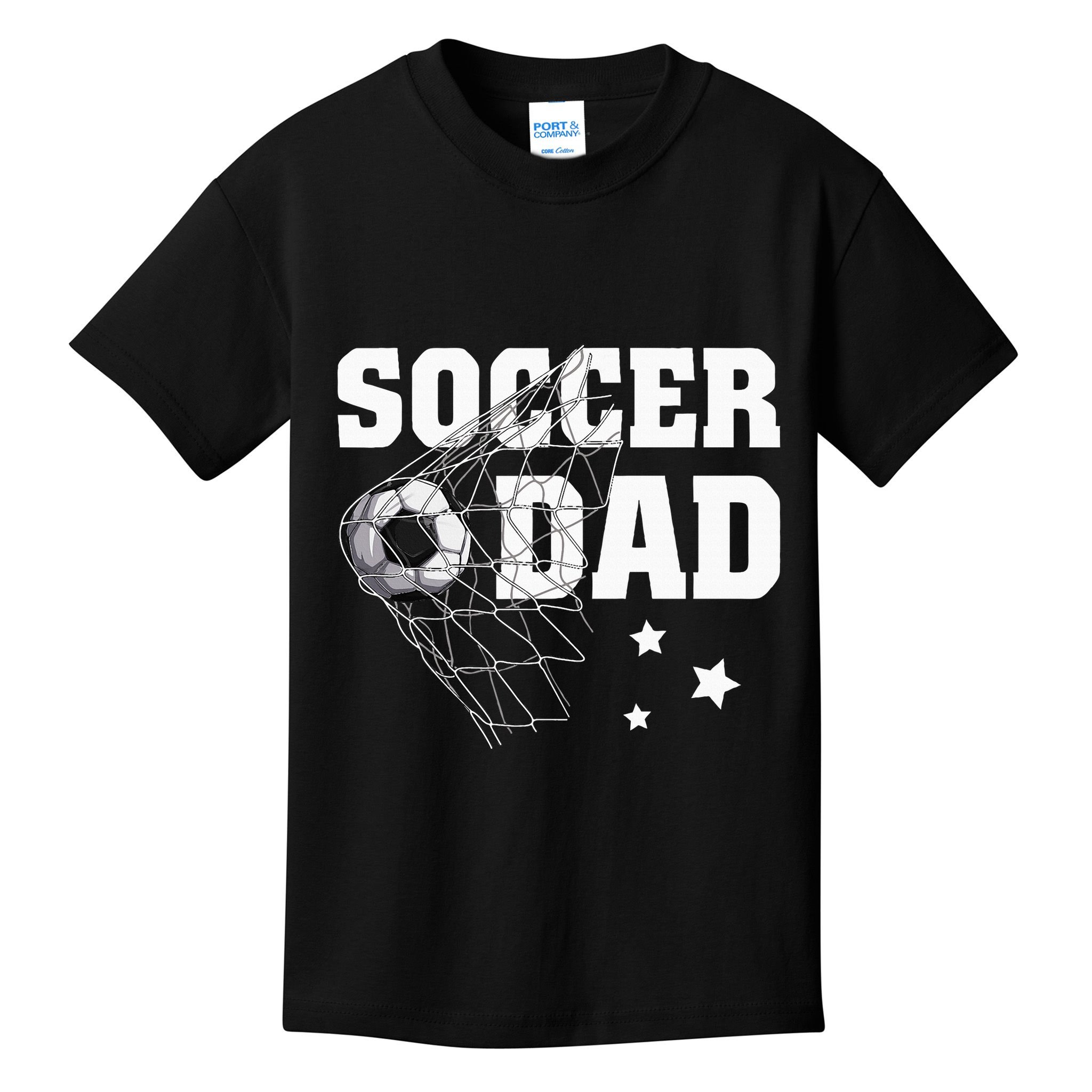 Soccer Dad Daddy Soccer Sport Lover Fan Fathers Day Kids T-Shirt