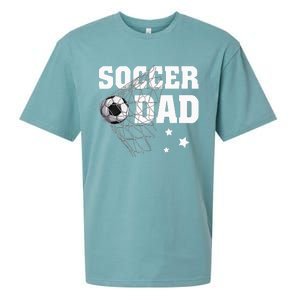 Soccer Dad Daddy Soccer Sport Lover Fan Fathers Day Sueded Cloud Jersey T-Shirt