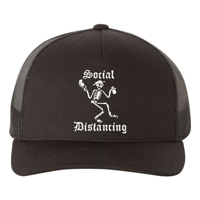 Social Distancing Distortion Yupoong Adult 5-Panel Trucker Hat