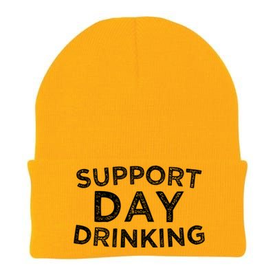 SUPPORT DAY DRINKING Knit Cap Winter Beanie