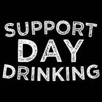 SUPPORT DAY DRINKING 7-Panel Snapback Hat