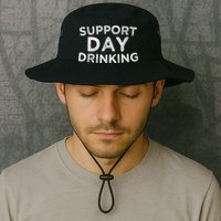 SUPPORT DAY DRINKING Bucket Hat
