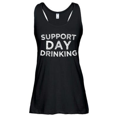 SUPPORT DAY DRINKING Ladies Essential Flowy Tank