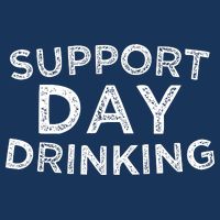 SUPPORT DAY DRINKING Infant Baby Jersey Bodysuit