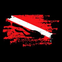 Scuba Diving Diver Down Flag Awesome Marine Diver Dive Gift Impact Tech Backpack