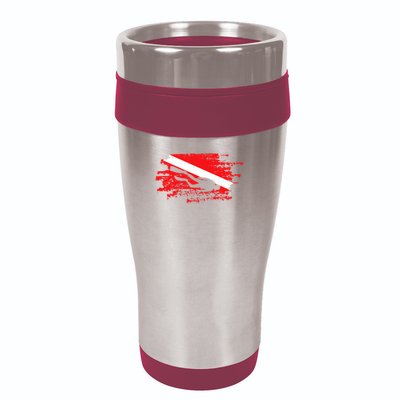 Scuba Diving Diver Down Flag Awesome Marine Diver Dive Gift 16oz Travel Tumbler
