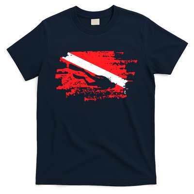 Scuba Diving Diver Down Flag Awesome Marine Diver Dive Gift T-Shirt