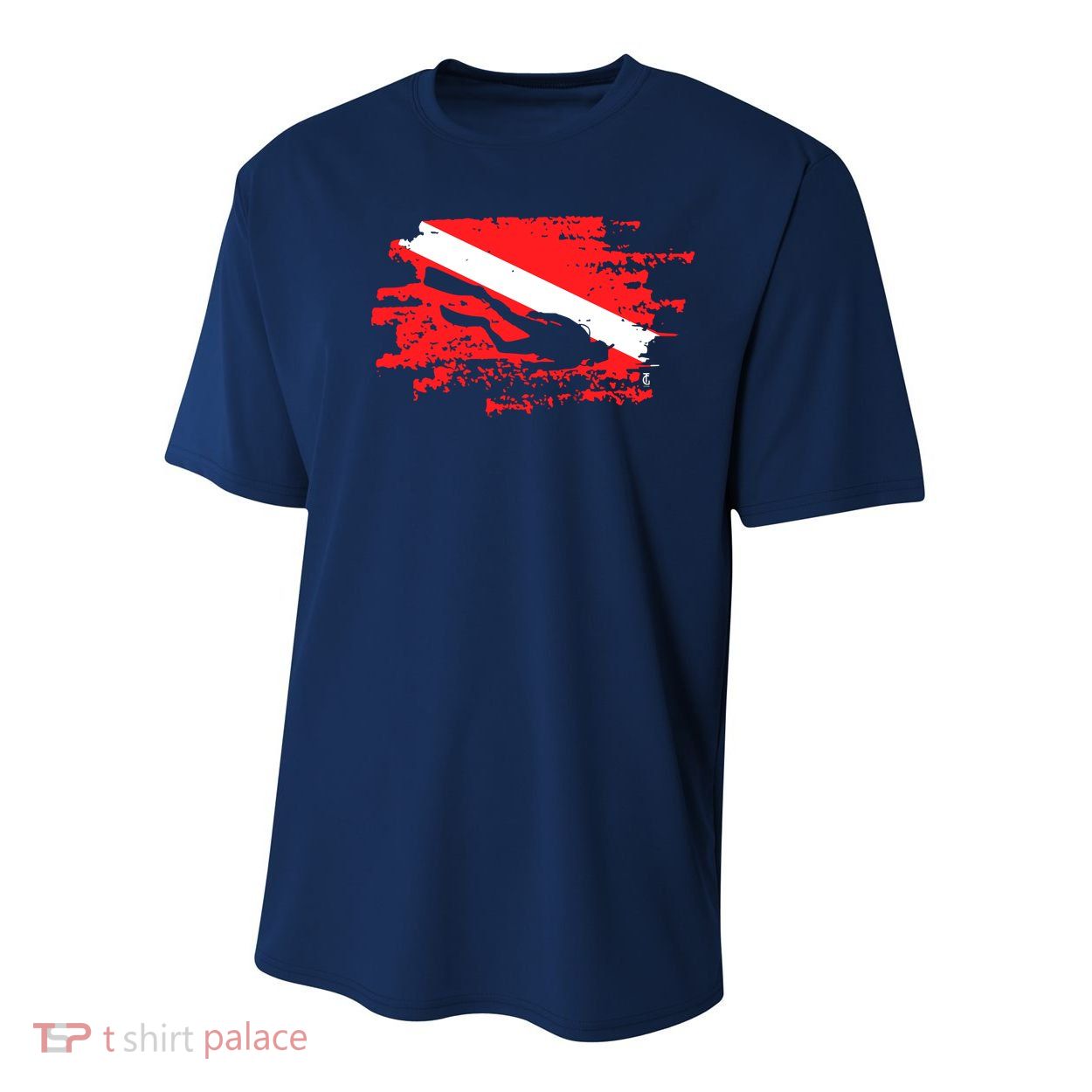 Scuba Diving Diver Down Flag Awesome Marine Diver Dive Gift Youth Performance Sprint T-Shirt