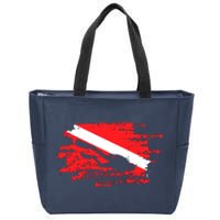 Scuba Diving Diver Down Flag Awesome Marine Diver Dive Gift Zip Tote Bag