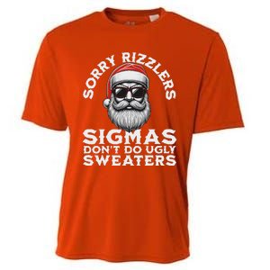 Sigmas DonT Do Ugly Sweaters Christmas Santa Rizz Cooling Performance Crew T-Shirt