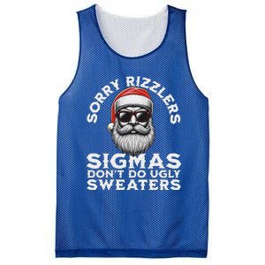 Sigmas DonT Do Ugly Sweaters Christmas Santa Rizz Mesh Reversible Basketball Jersey Tank