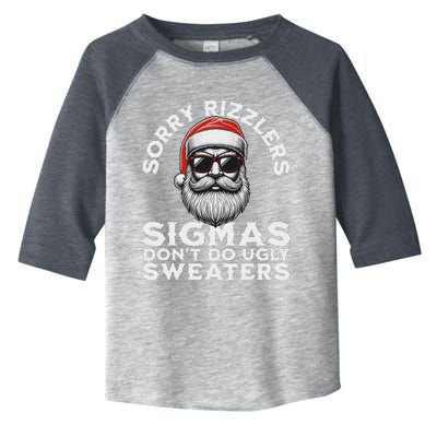 Sigmas DonT Do Ugly Sweaters Christmas Santa Rizz Toddler Fine Jersey T-Shirt