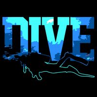 Scuba Diving DIVE Scuba Diver Gift Backpack