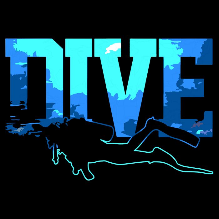 Scuba Diving DIVE Scuba Diver Gift Backpack