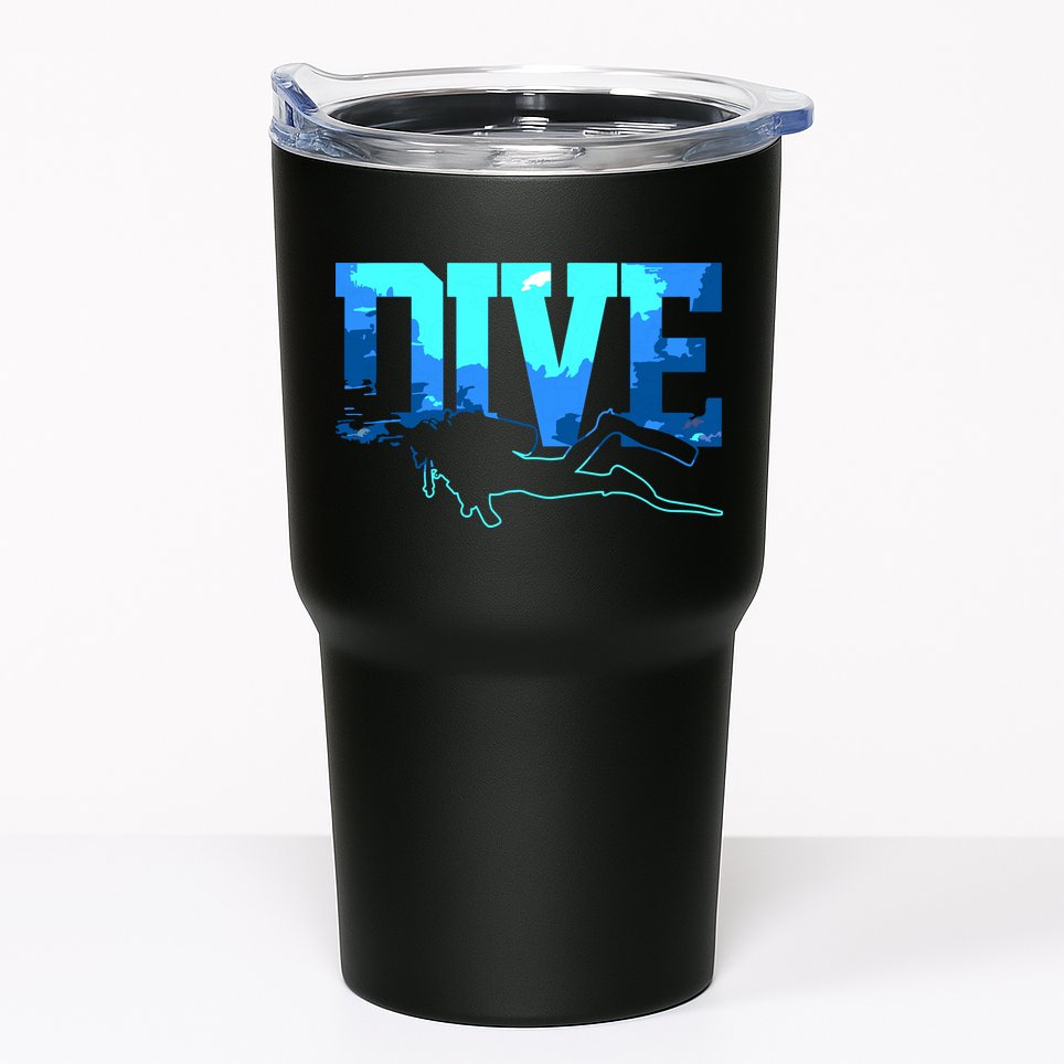 Scuba Diving DIVE Scuba Diver Gift Tumbler