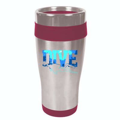 Scuba Diving DIVE Scuba Diver Gift 16oz Travel Tumbler