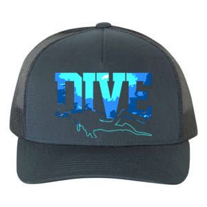 Scuba Diving DIVE Scuba Diver Gift Yupoong Adult 5-Panel Trucker Hat