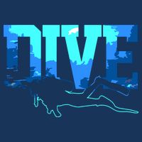 Scuba Diving DIVE Scuba Diver Gift Cooling Performance Crew T-Shirt