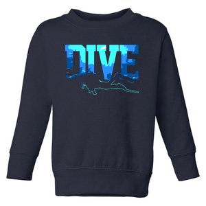 Scuba Diving DIVE Scuba Diver Gift Toddler Sweatshirt