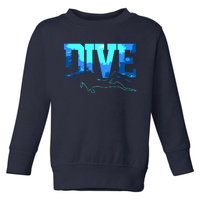 Scuba Diving DIVE Scuba Diver Gift Toddler Sweatshirt