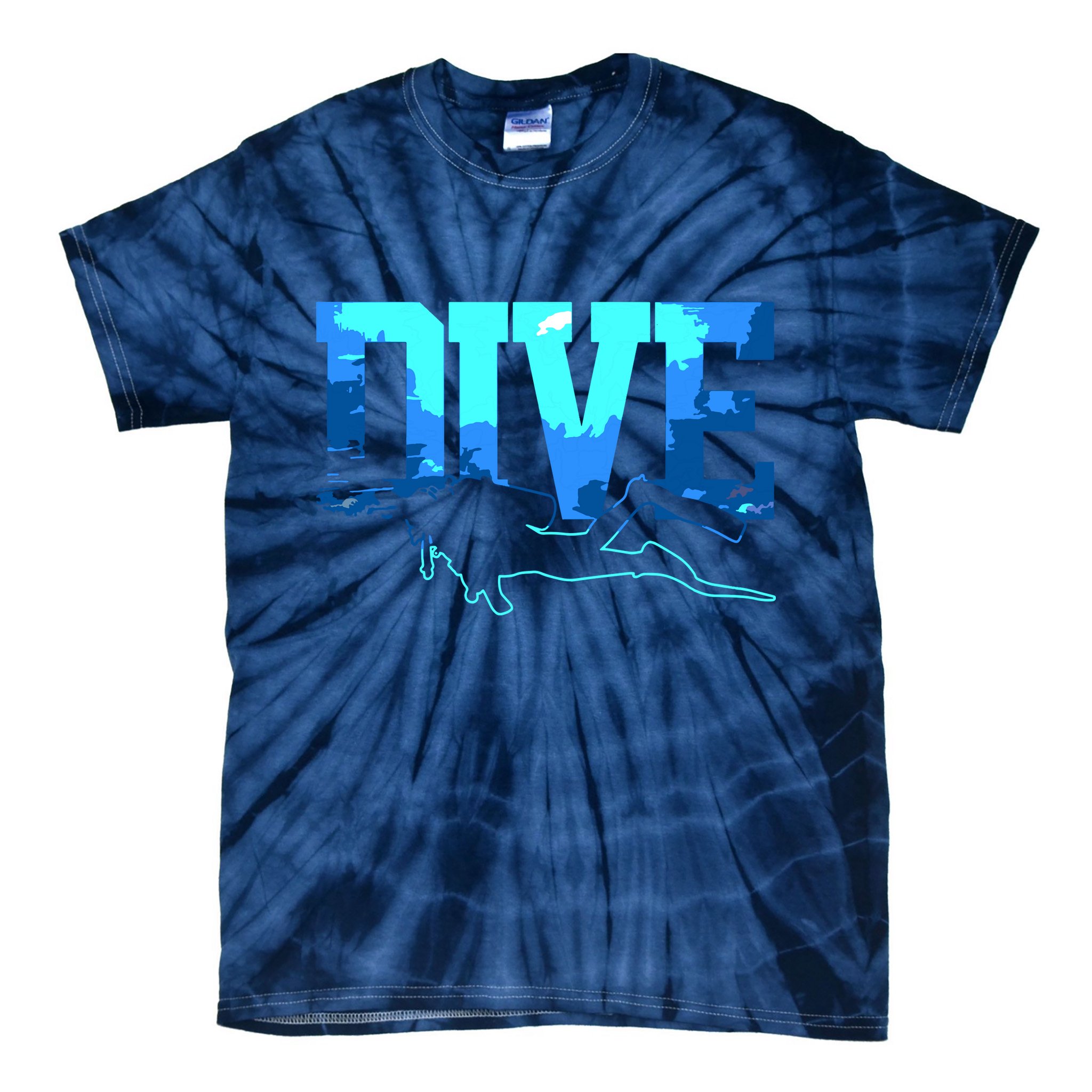Scuba Diving DIVE Scuba Diver Gift Tie-Dye T-Shirt
