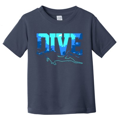 Scuba Diving DIVE Scuba Diver Gift Toddler T-Shirt