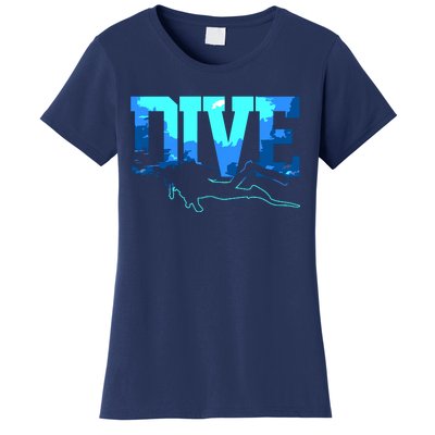 Scuba Diving DIVE Scuba Diver Gift Women's T-Shirt