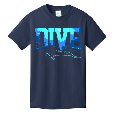 Scuba Diving DIVE Scuba Diver Gift Kids T-Shirt