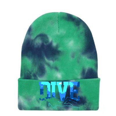 Scuba Diving DIVE Scuba Diver Gift Tie Dye 12in Knit Beanie