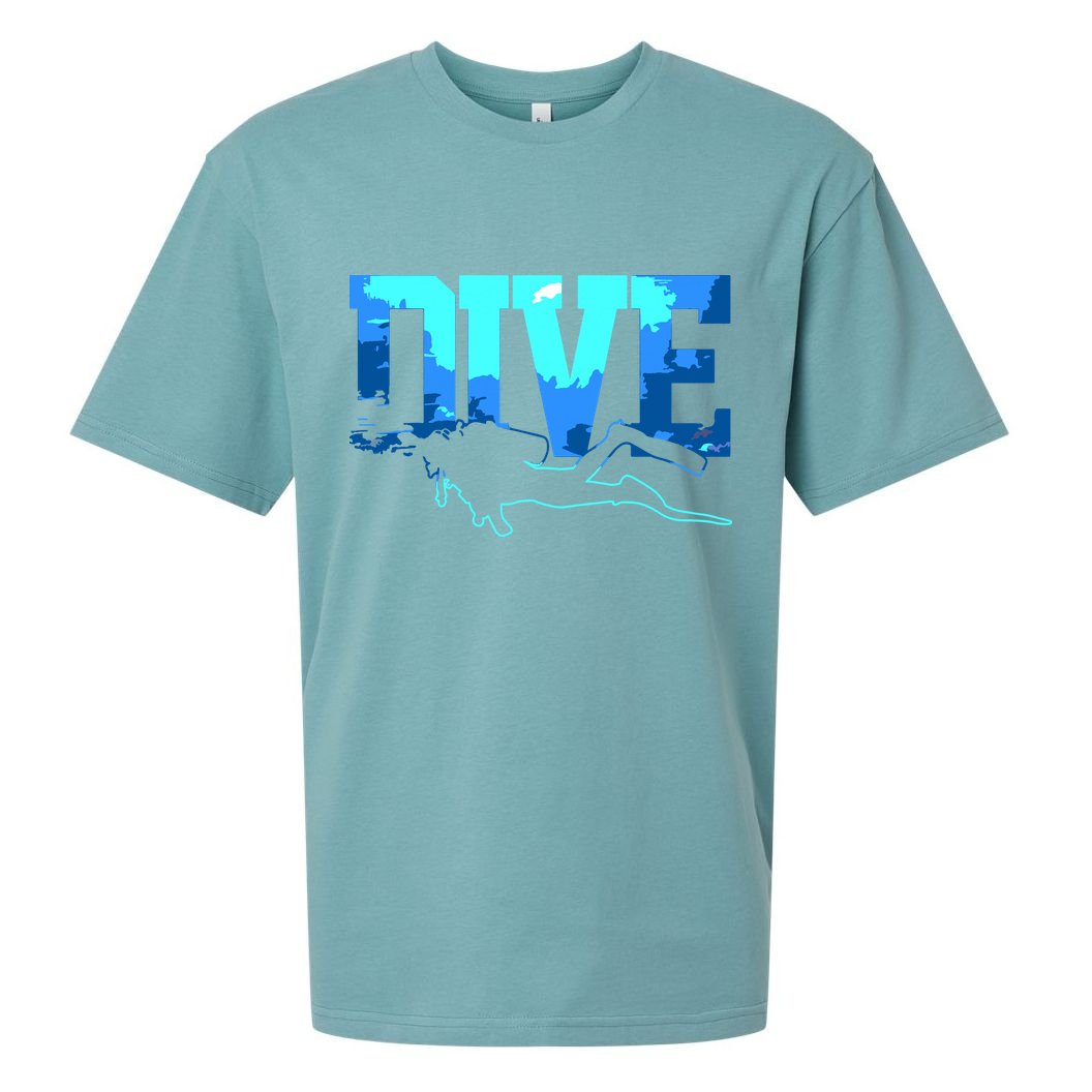 Scuba Diving DIVE Scuba Diver Gift Sueded Cloud Jersey T-Shirt
