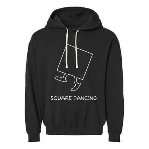 Square Dancing Enthusiast Funny Square Dancing Garment-Dyed Fleece Hoodie