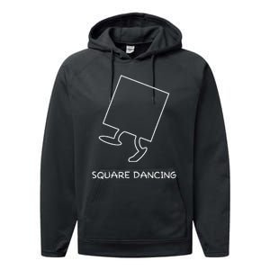 Square Dancing Enthusiast Funny Square Dancing Performance Fleece Hoodie