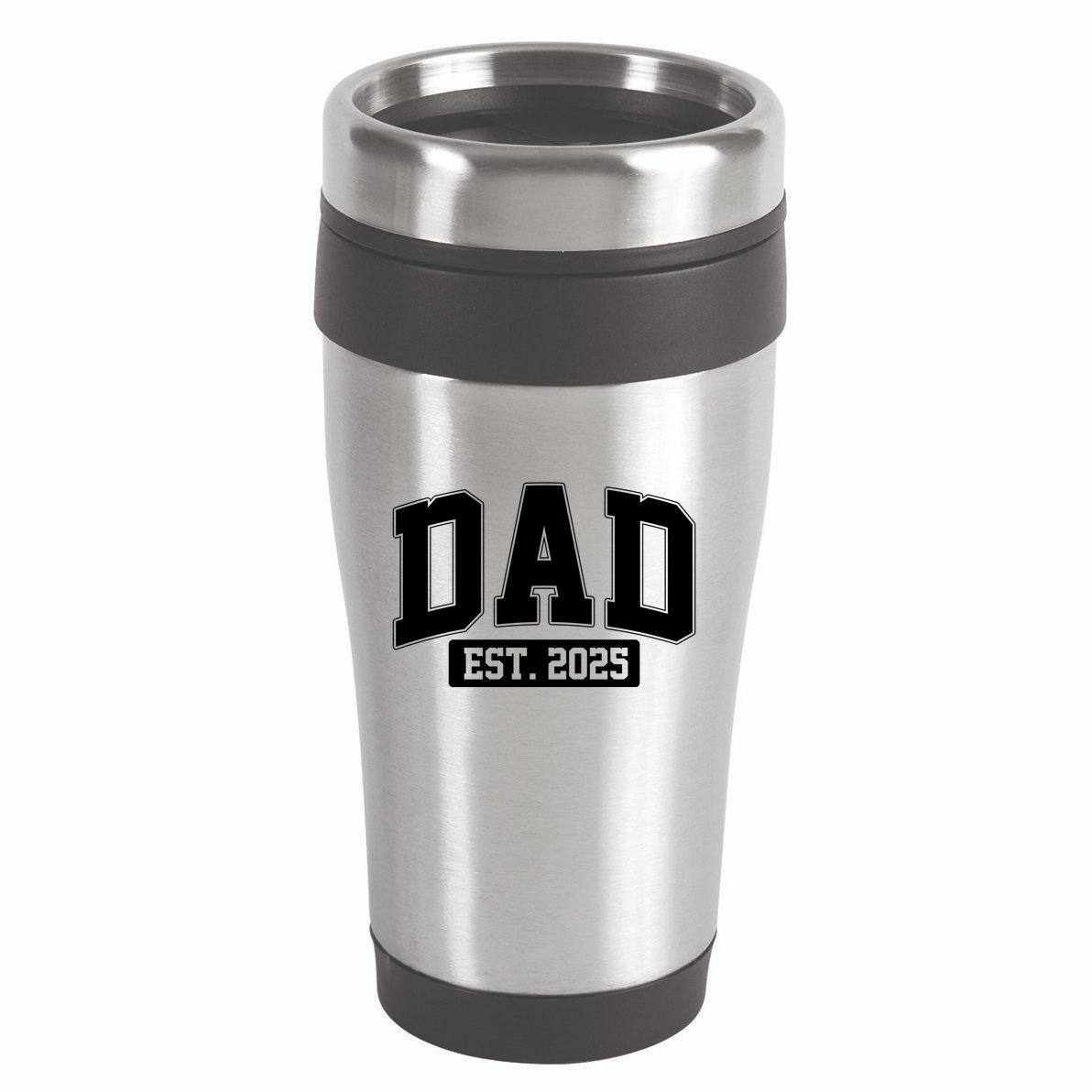 Sporty Dad Est 2025 New Father Celebrate Fathers Day 16oz Travel Tumbler